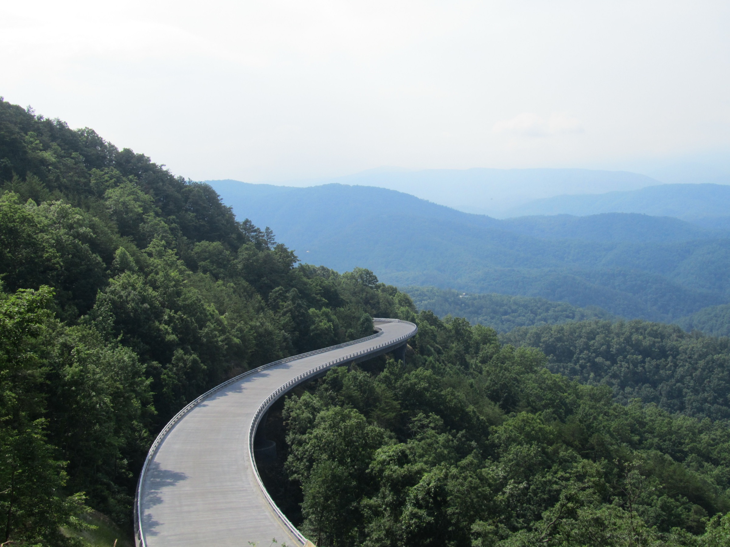 Foothills Parkway bridge on the Chilhowee-to-Walland drive