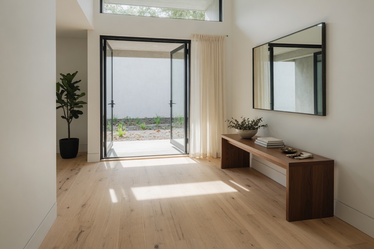 Stay lodging interior or exterior, no faces