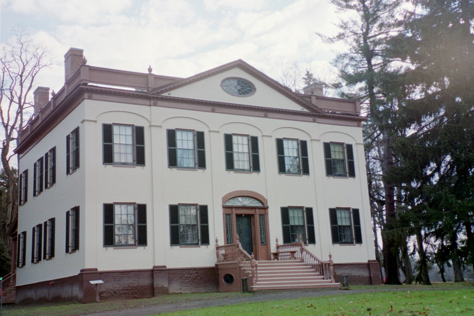 Historic house stay exterior, no faces