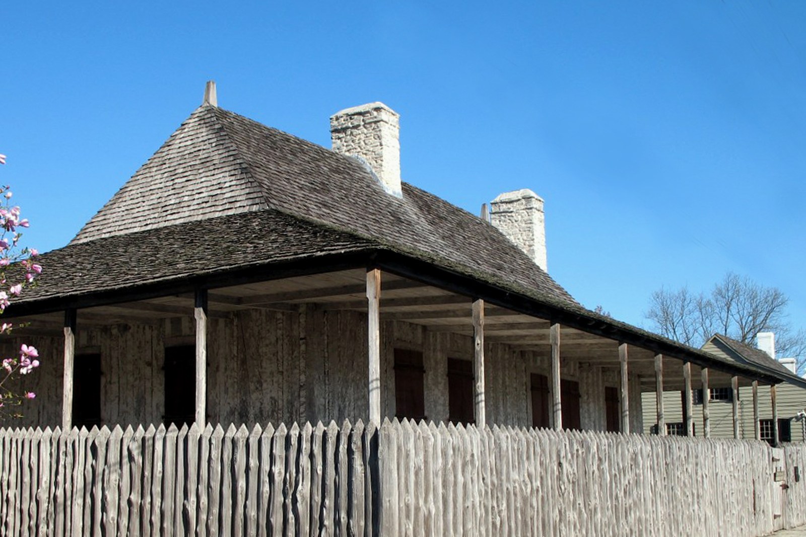 Historic house stay exterior, no faces