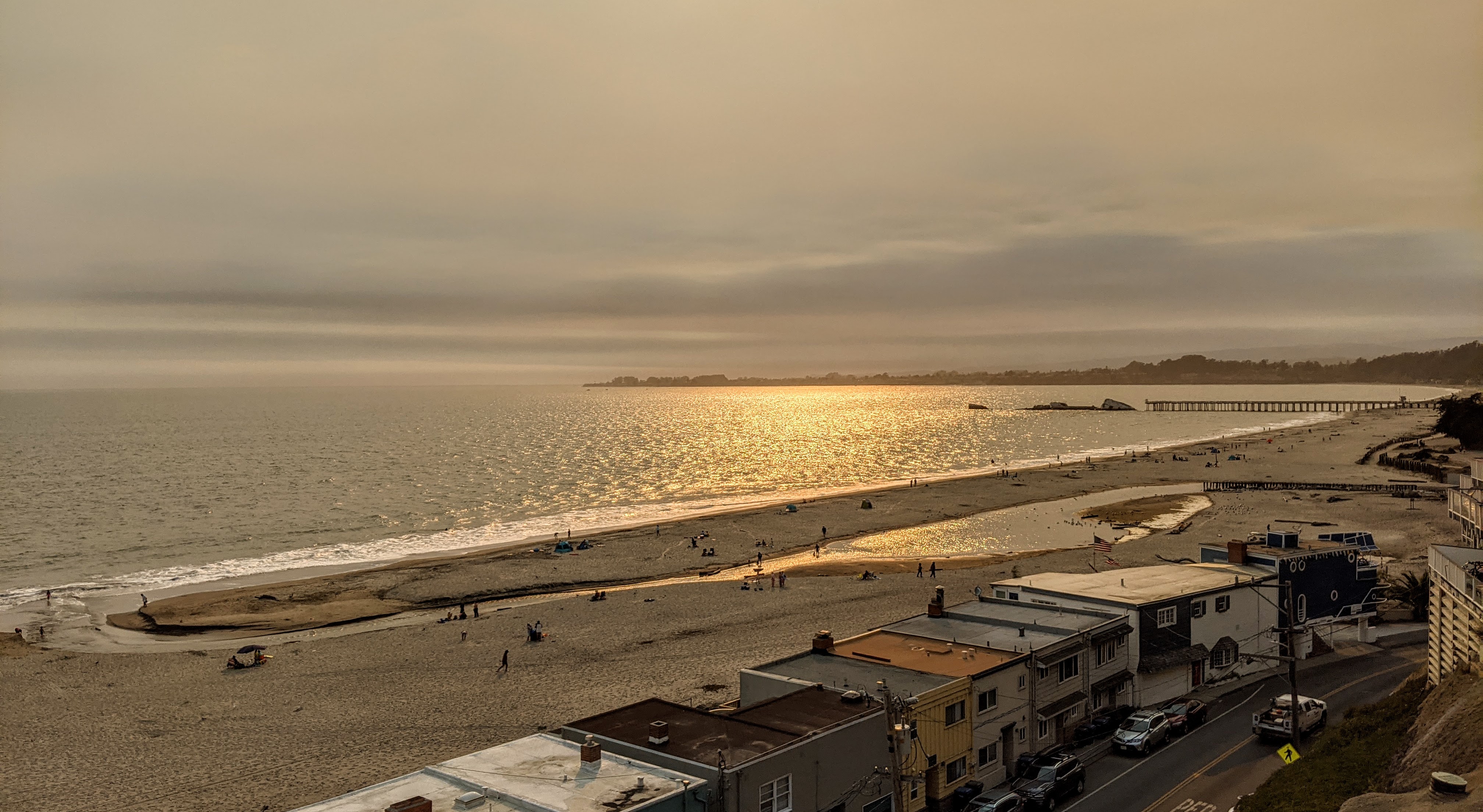 Mouth of Aptos Creek on the Santa Cruz County coast