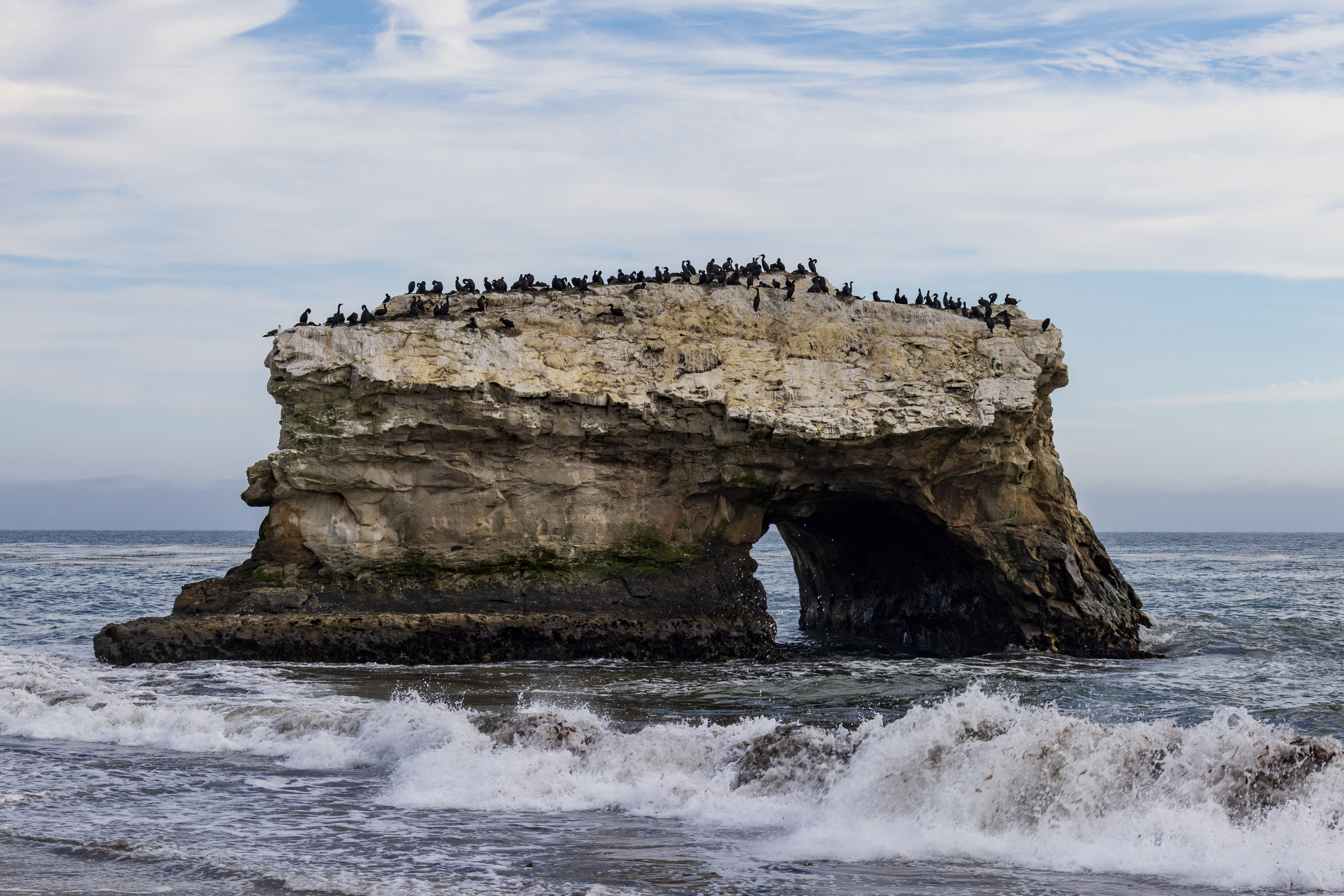 Natural Bridges State Beach rock arch in Santa Cruz