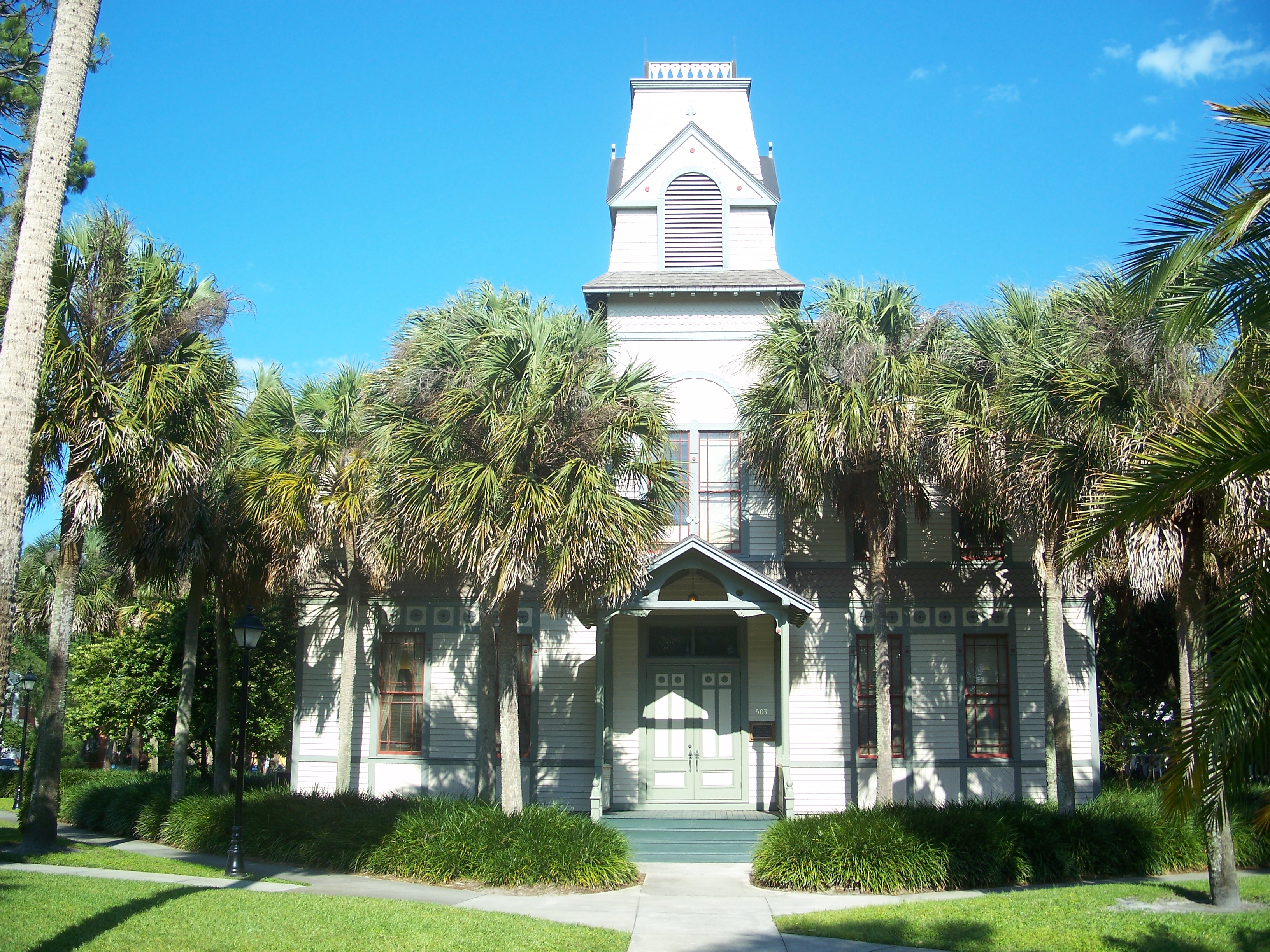 DeLand Hall on the Stetson University campus in DeLand, Florida