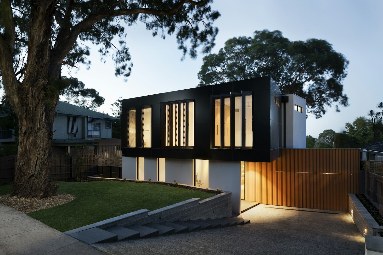 Modern stay exterior, no faces