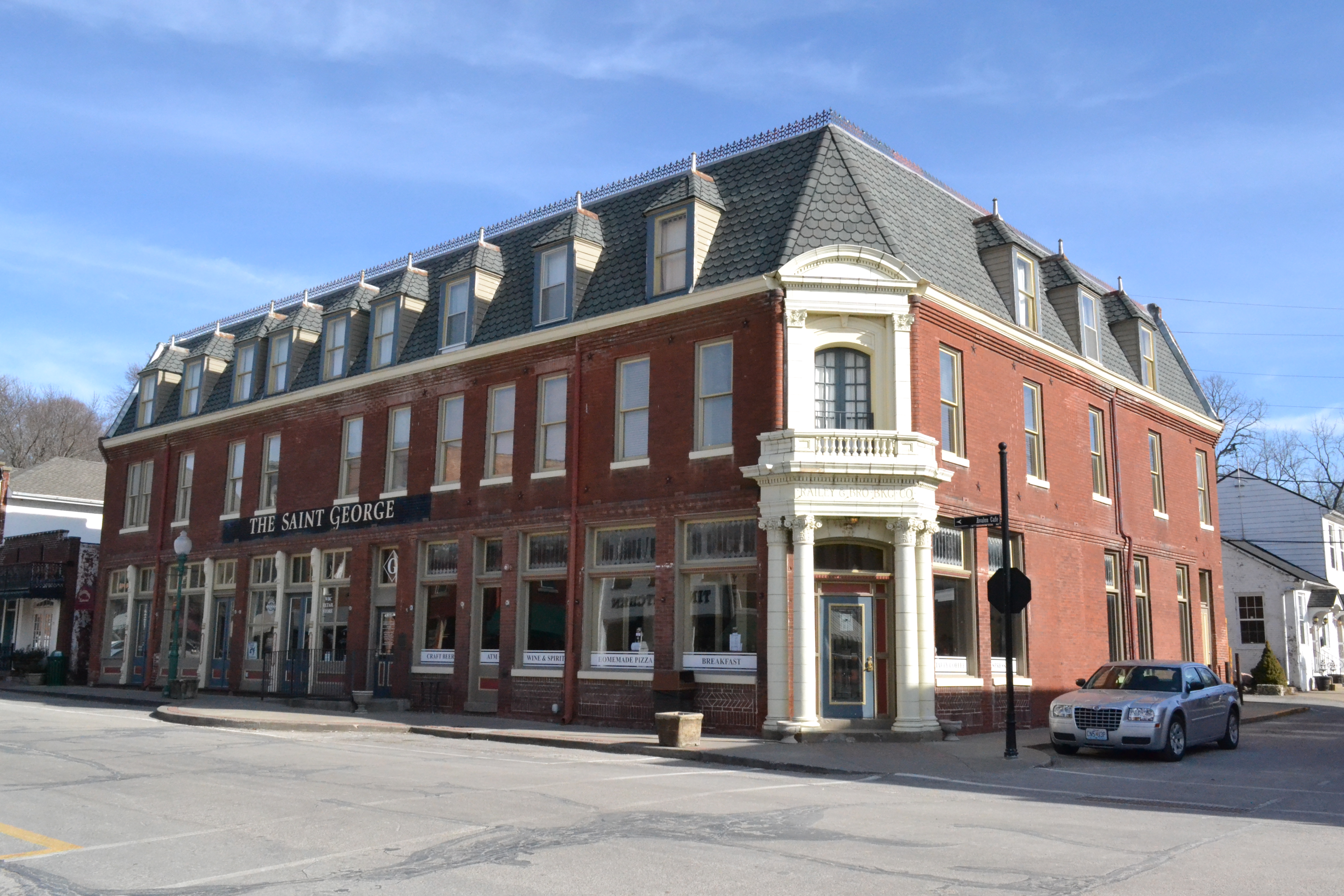 St. George Hotel in the Weston Historic District, Weston, Missouri
