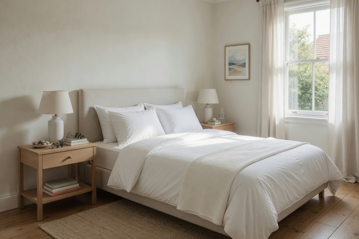 Stay lodging interior or exterior, no faces