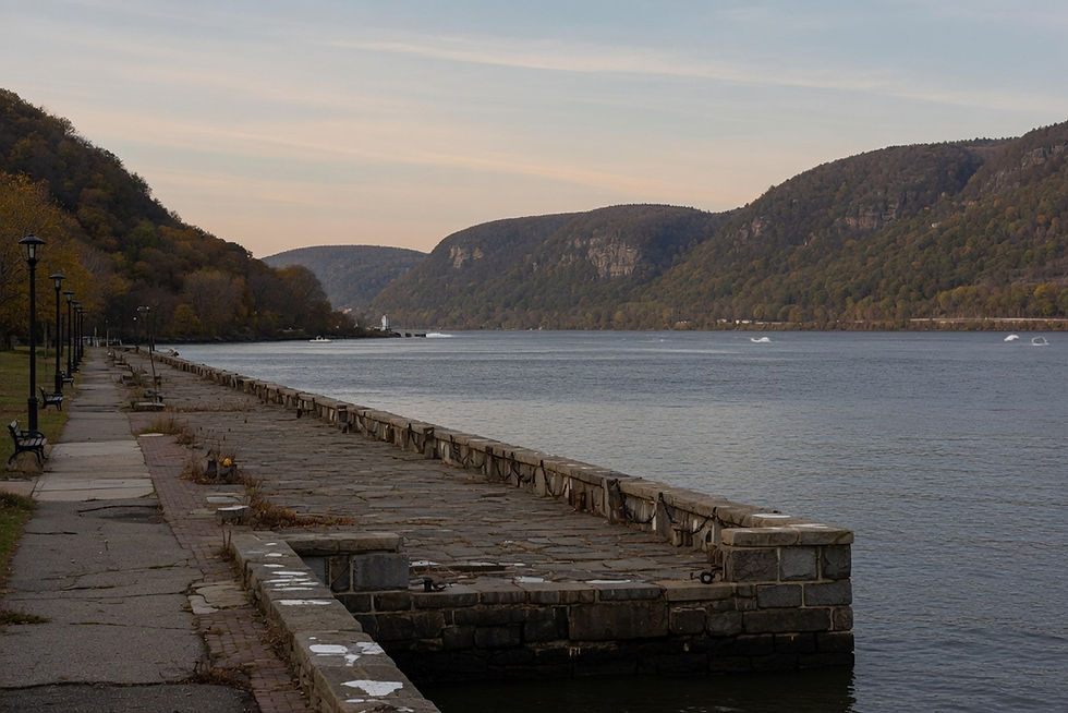 Hudson River waterfront, Cold Spring New York