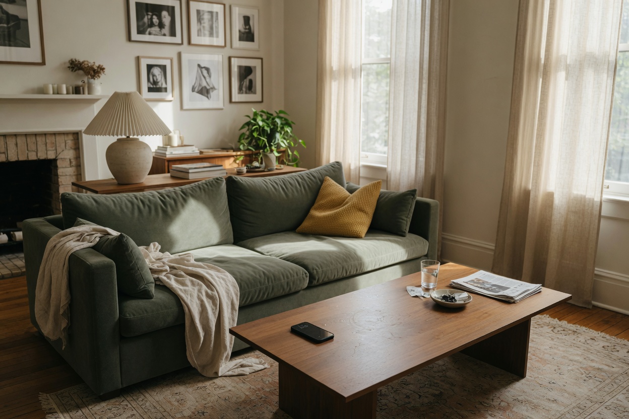 Vacation rental interior, no faces