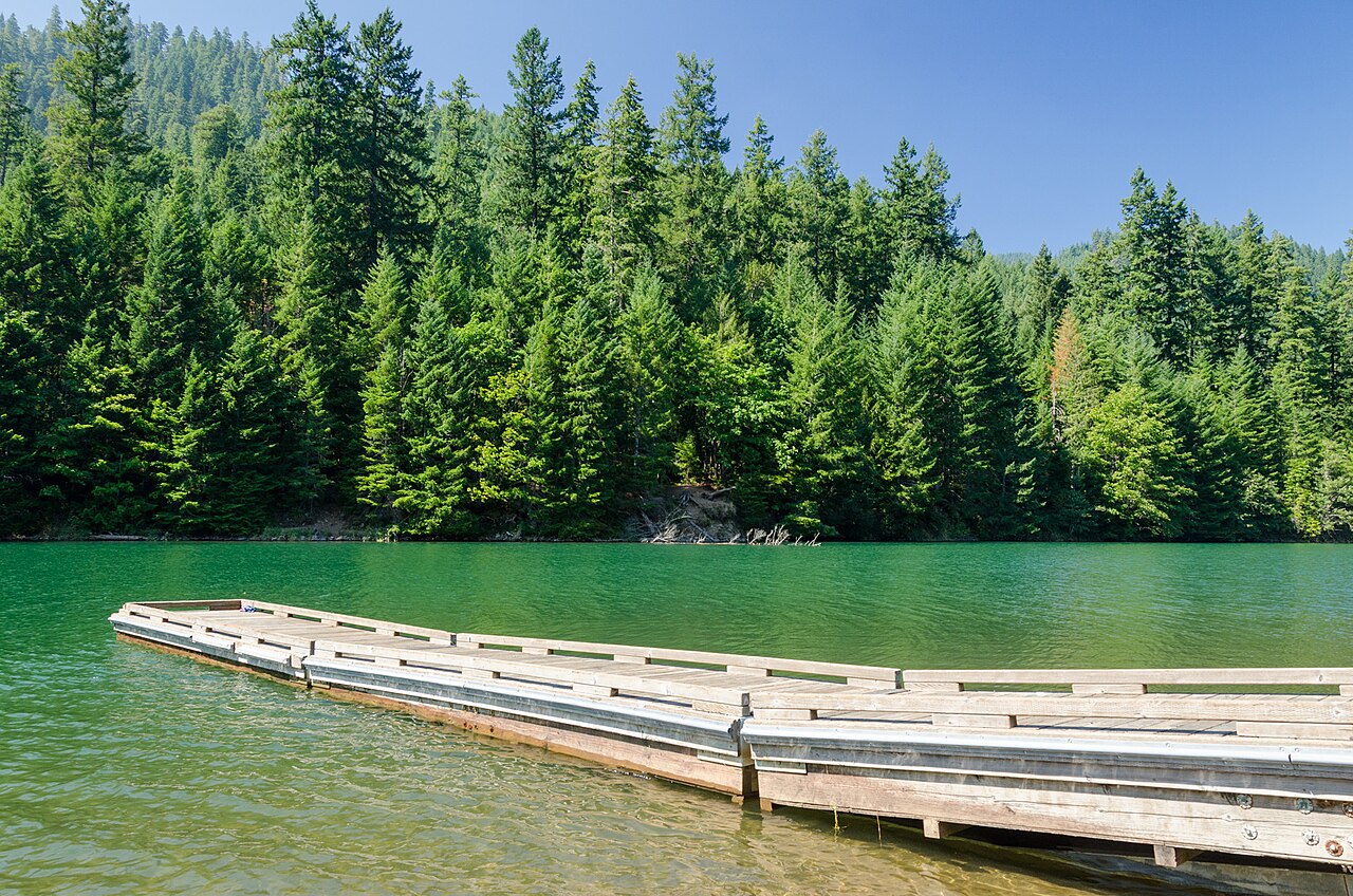Blue River Reservoir in Lane County, Oregon.
