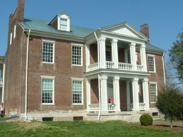 Front of Carnton in Franklin, Tennessee