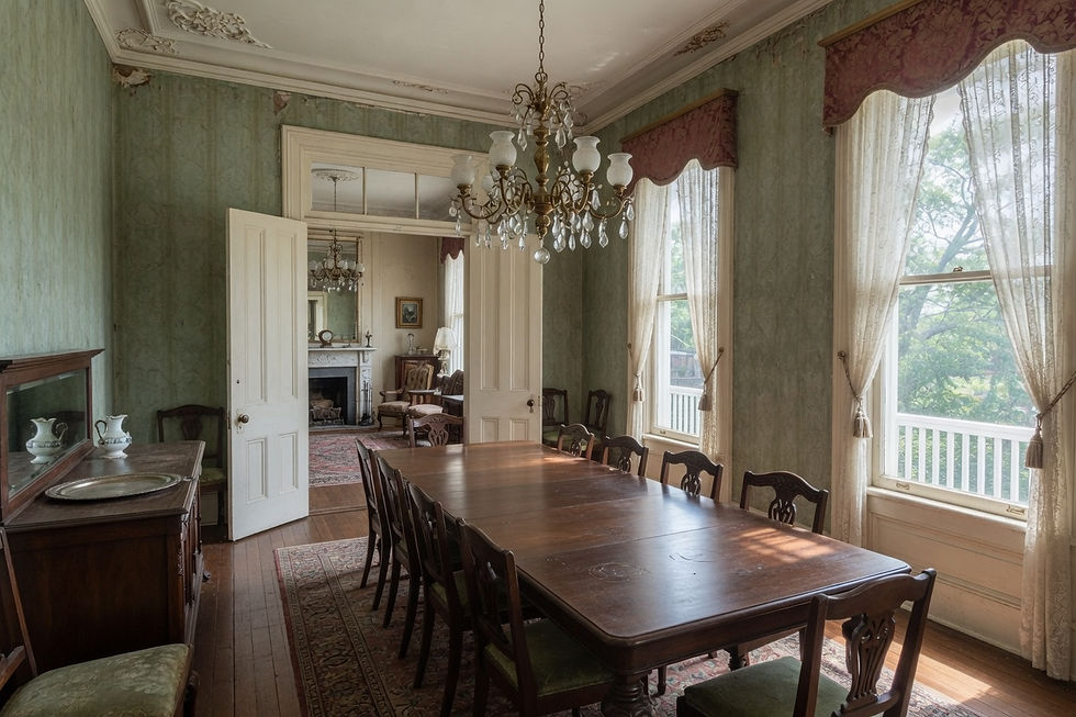 Stay lodging interior or exterior, no faces