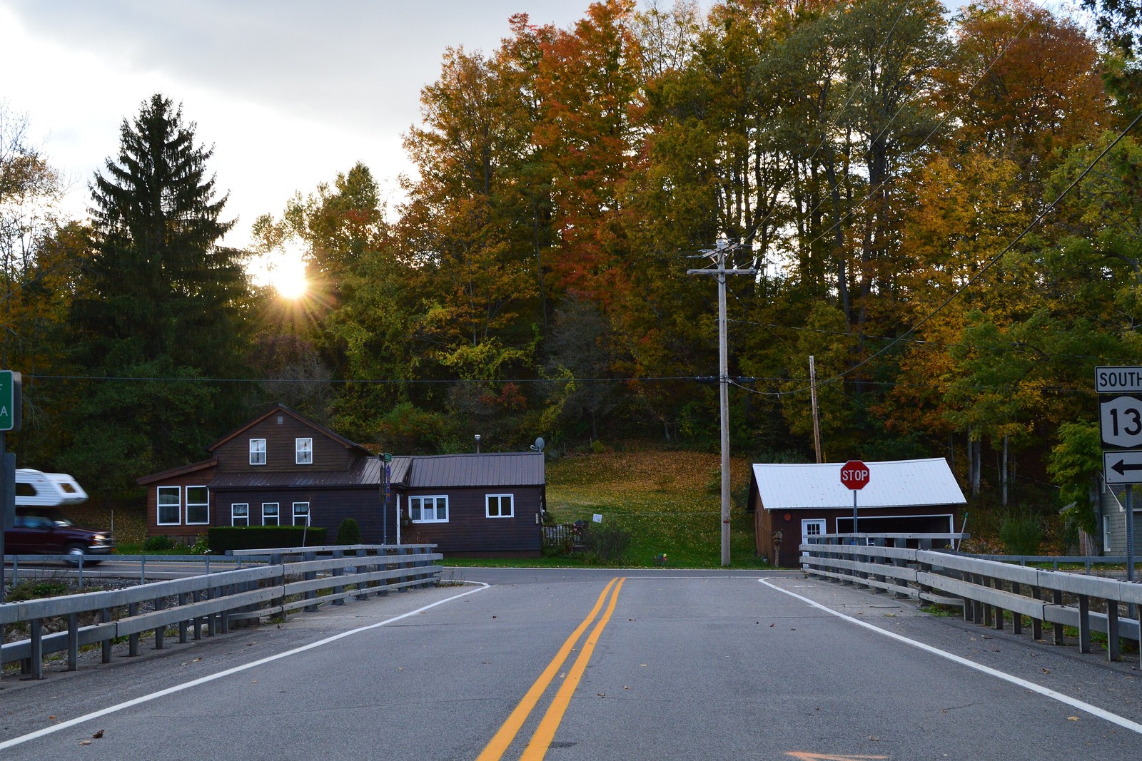Route 13 bridge entering the Town of Cazenovia