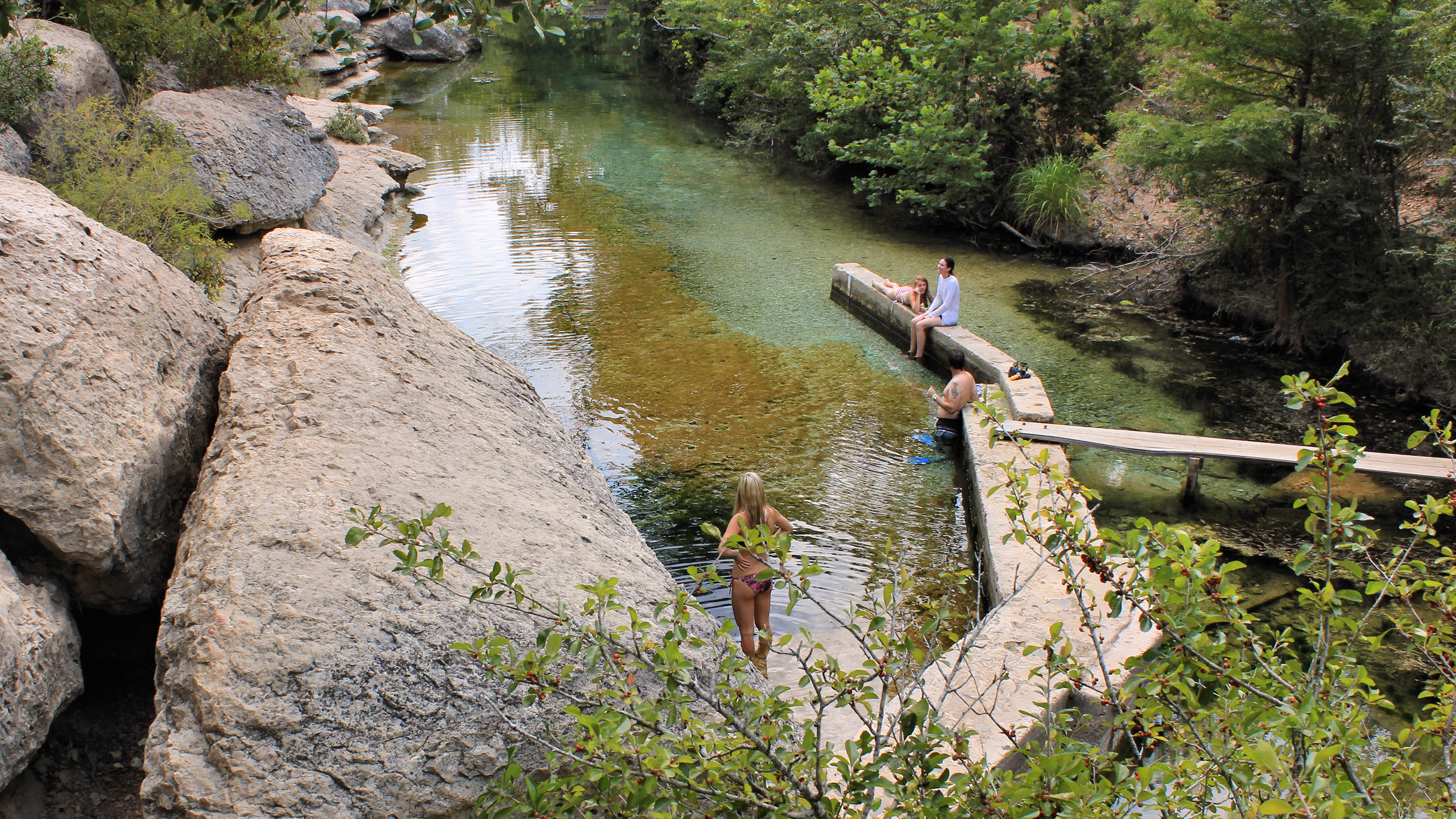 Jacob's Well Natural Area near Wimberley, Texas