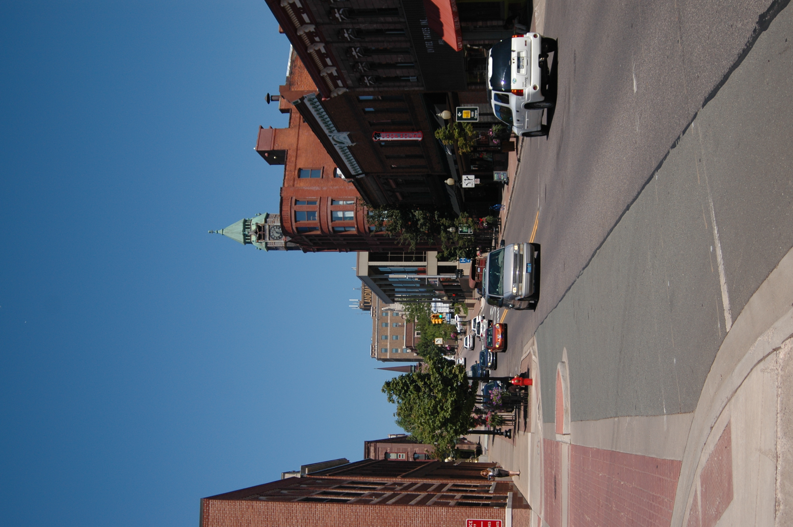 Front Street in Marquette, Michigan
