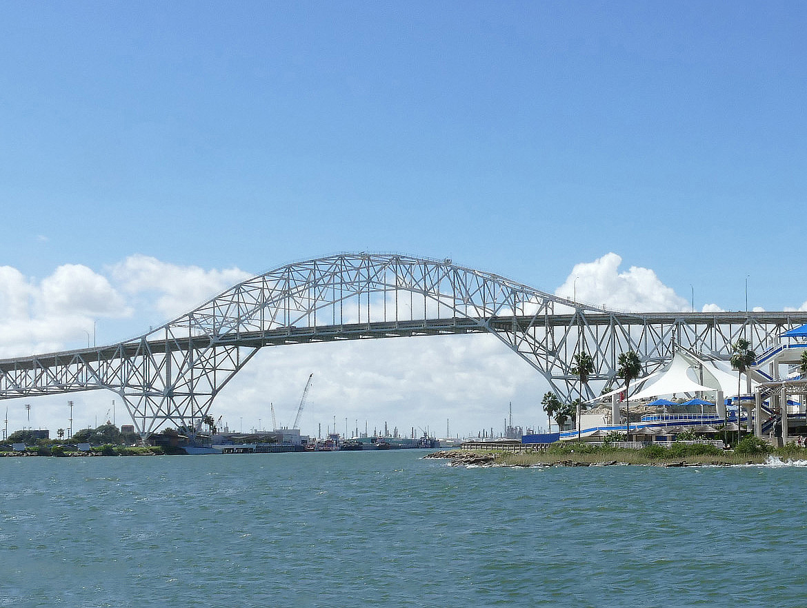 Harbor Bridge in Corpus Christi, Texas