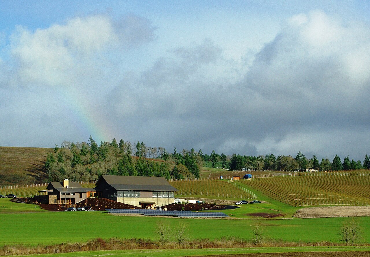 Solena estate in Yamhill County wine country, Oregon.