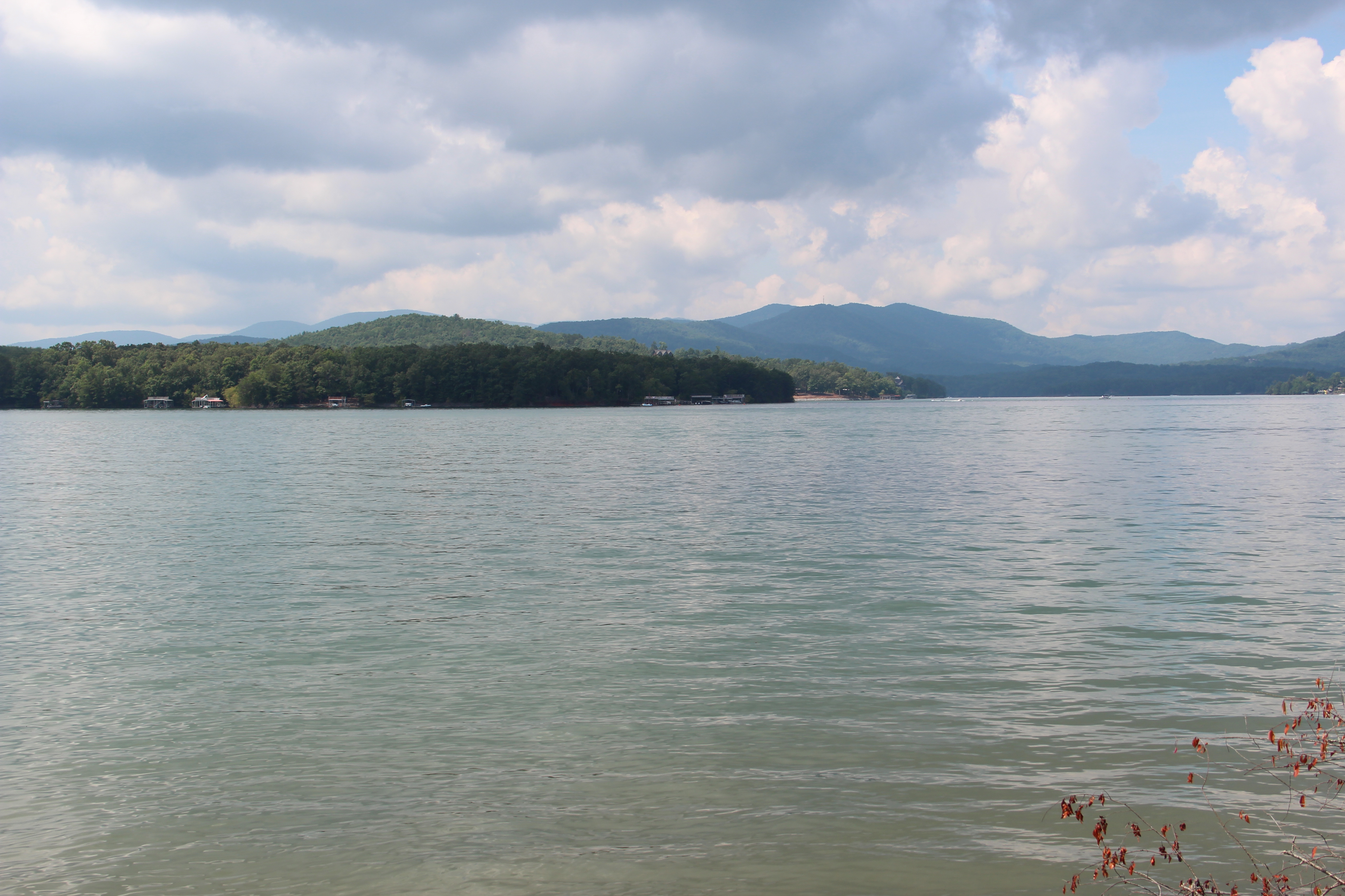 Lake Blue Ridge viewed from Morganton Point in Fannin County, Georgia