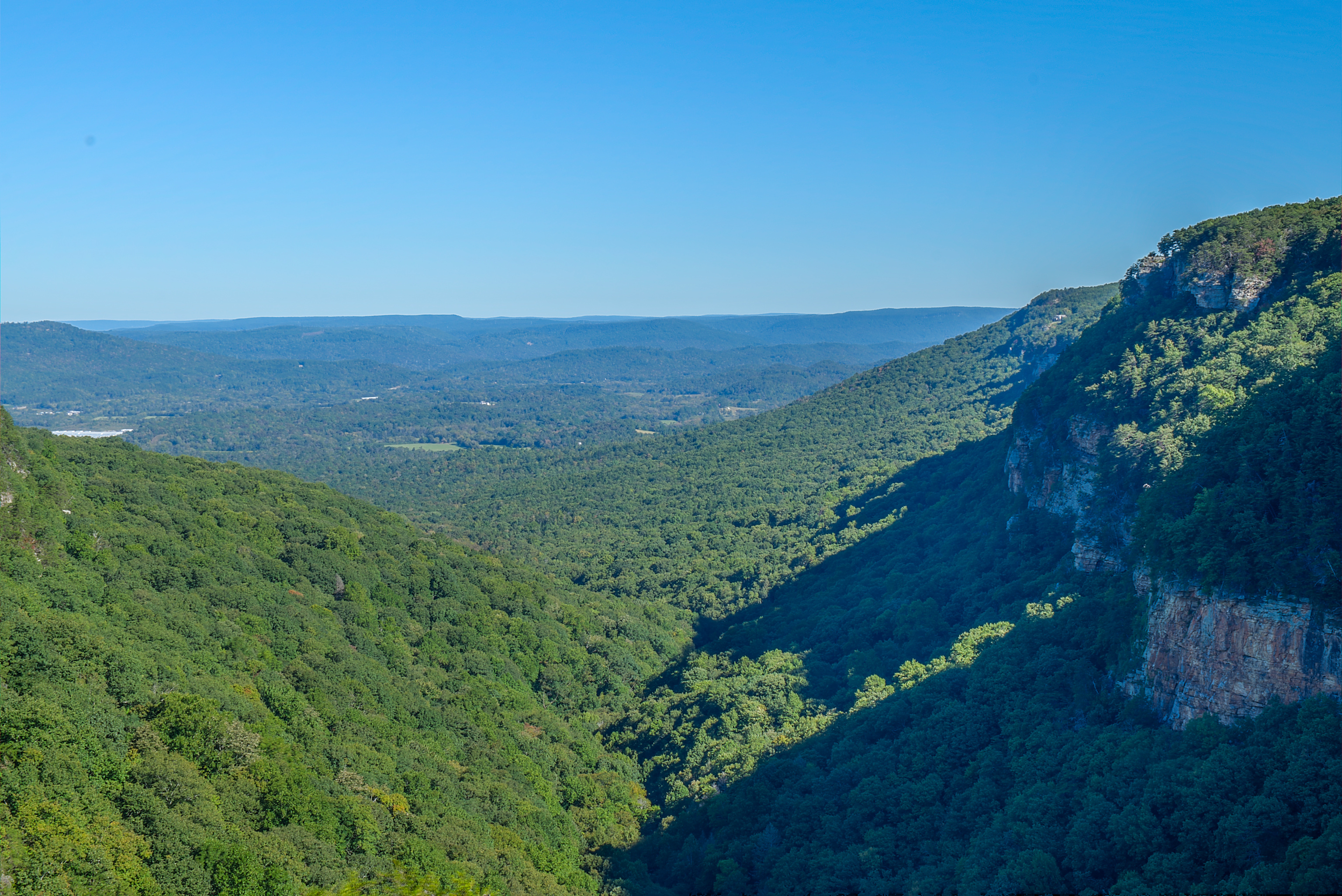 Cloudland Canyon from the rim near Rising Fawn, Dade County