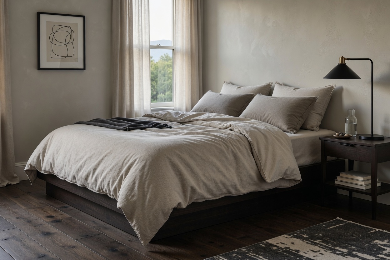 Stay lodging interior or exterior, no faces