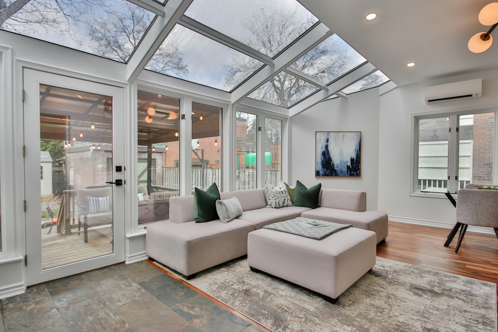Sunroom living area, no faces