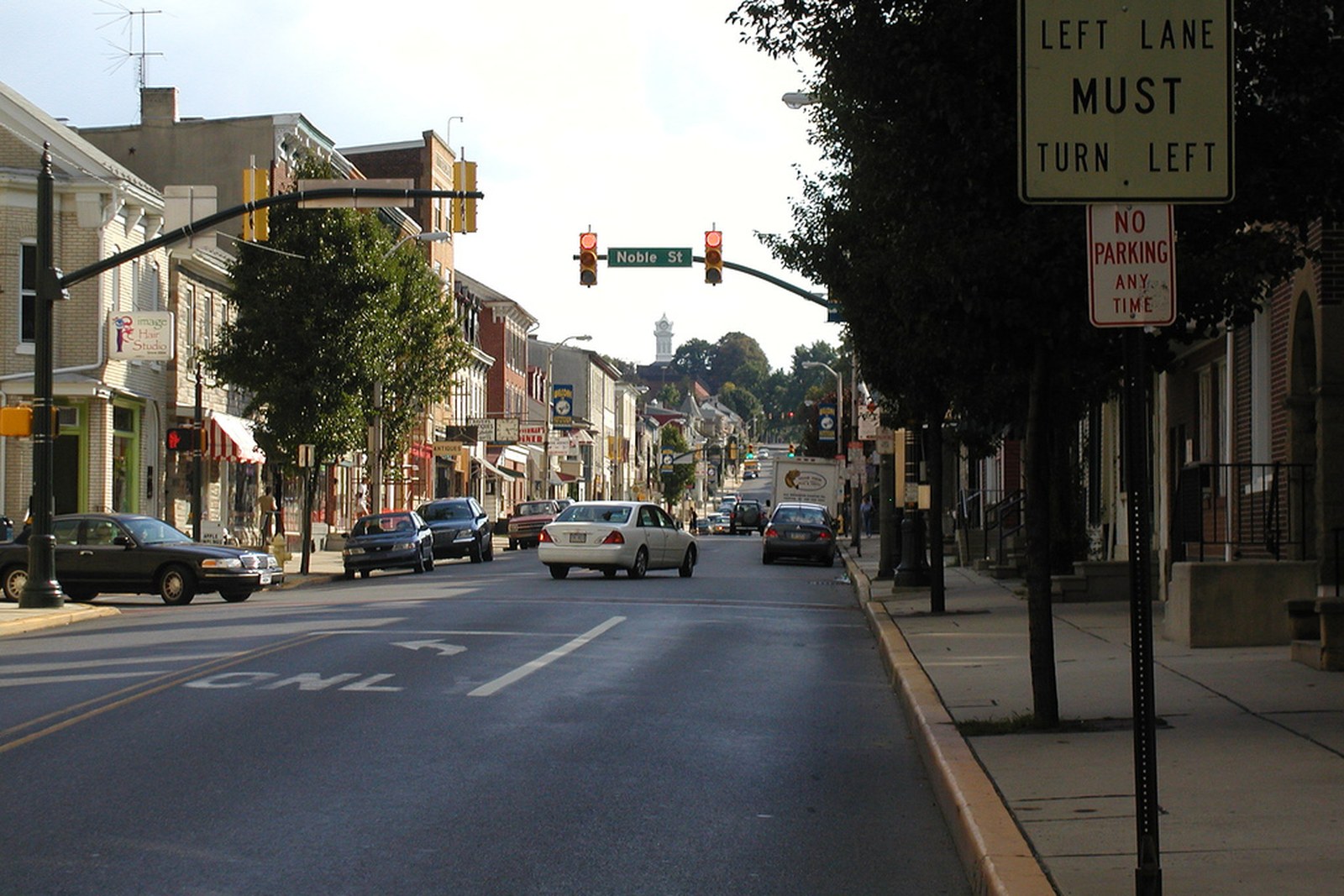 Main Street at Noble Street in Kutztown