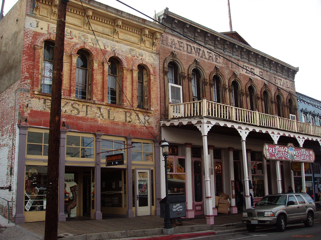 Virginia City, Nevada town view