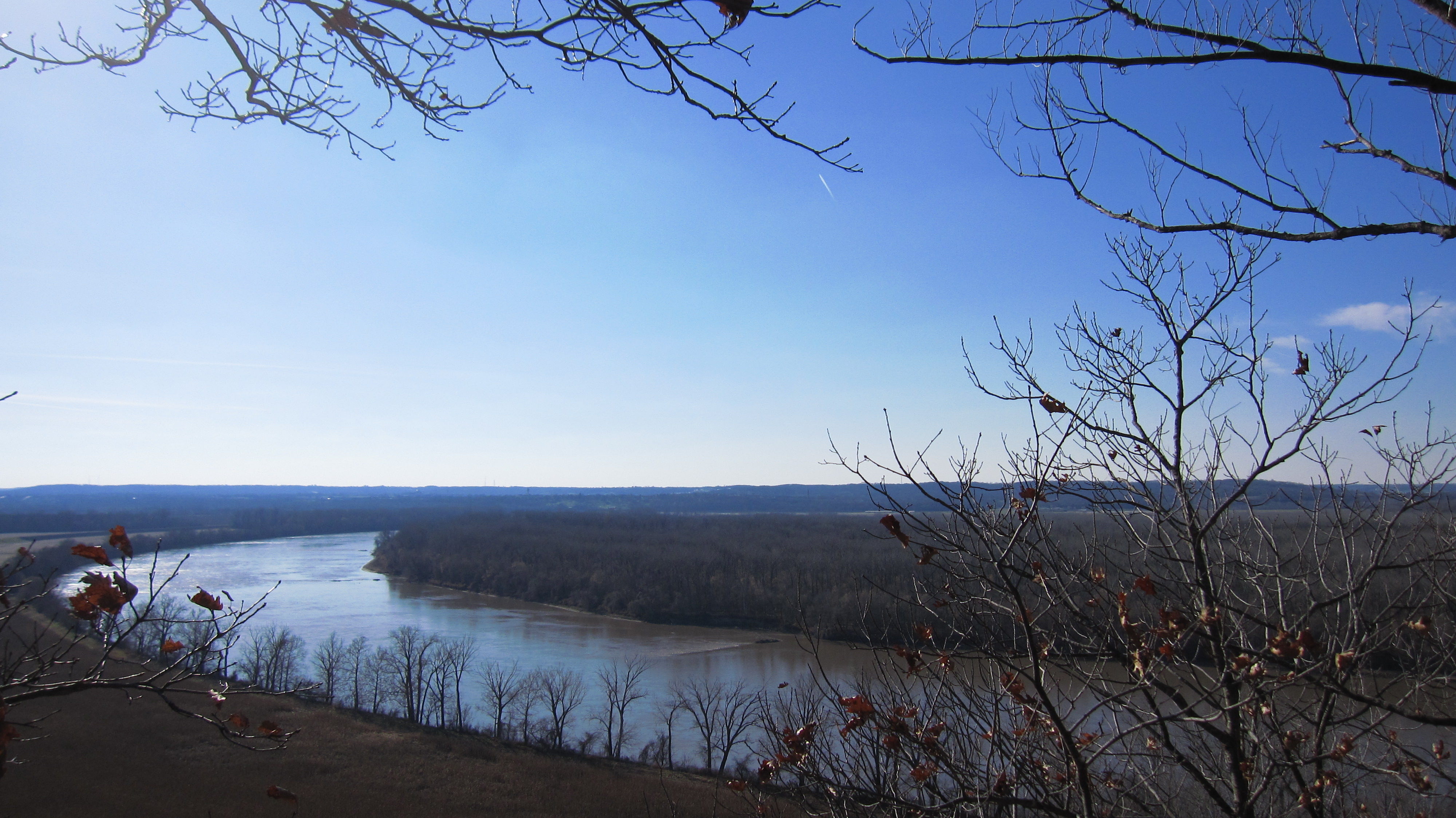 Missouri River bend at Weston Bend State Park, Missouri