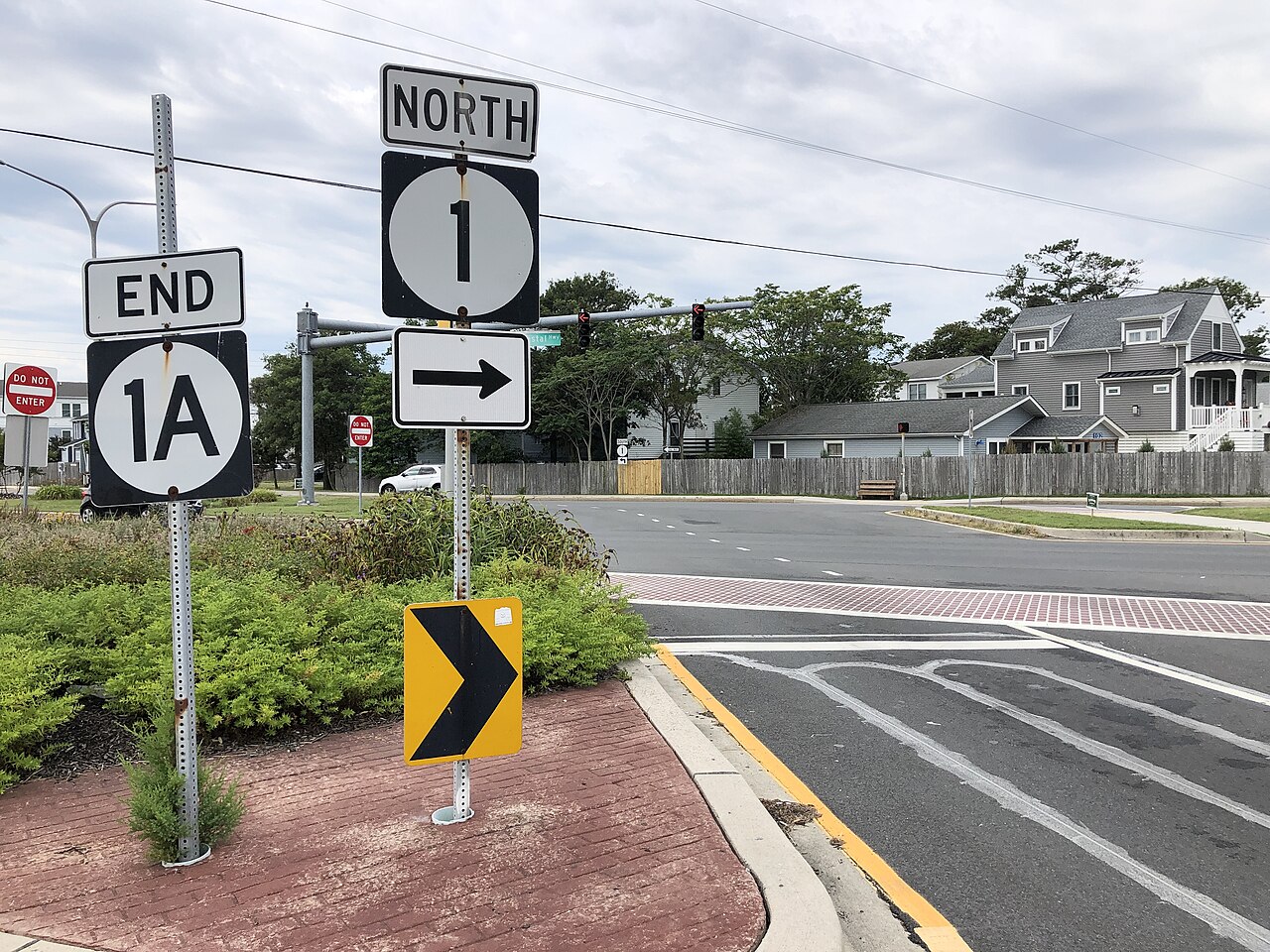 King Charles Avenue at Coastal Highway in Dewey Beach, 2022