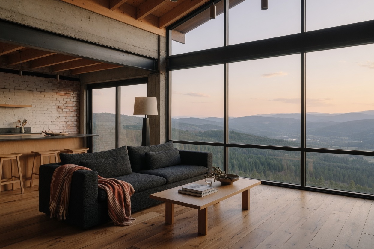 Stay lodging interior or exterior, no faces