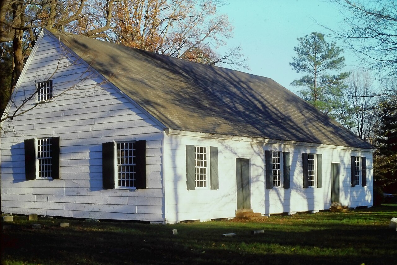 Third Haven Meeting House, a 1684 Quaker meetinghouse in Easton, Maryland.