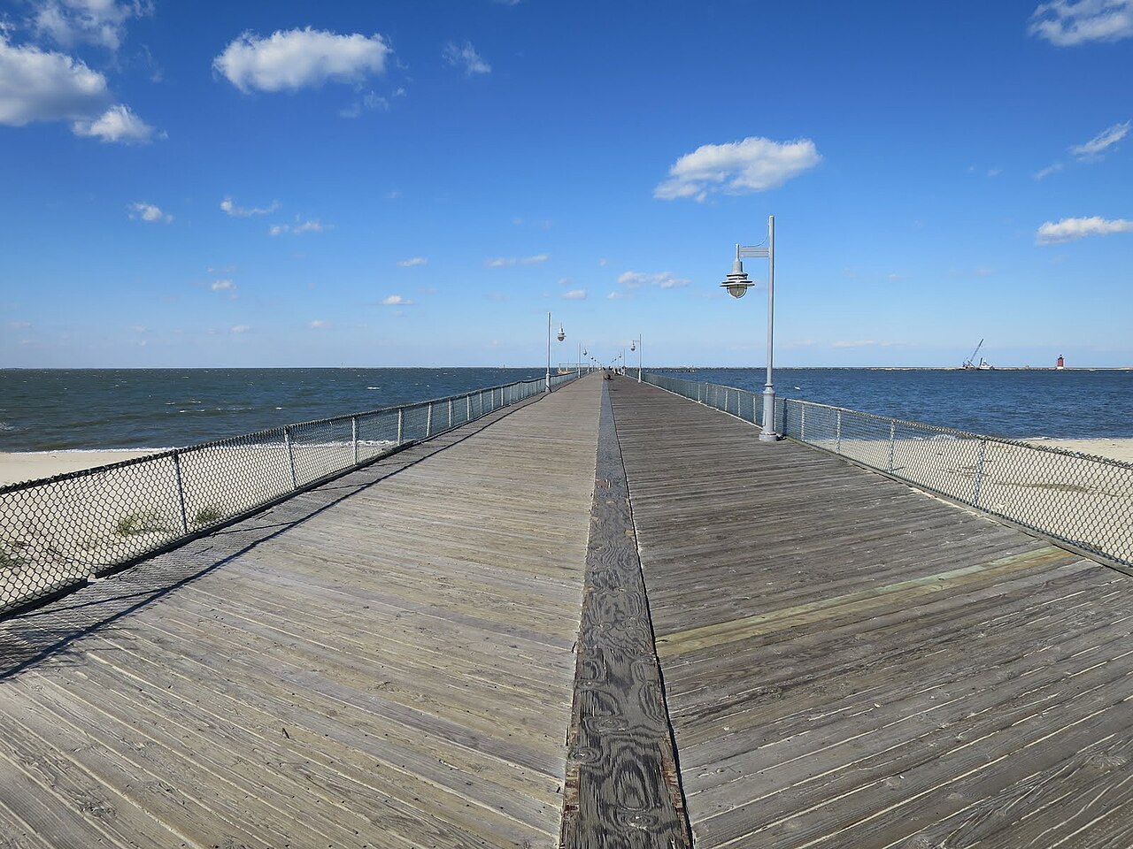 Fishing pier at Cape Henlopen State Park, Delaware