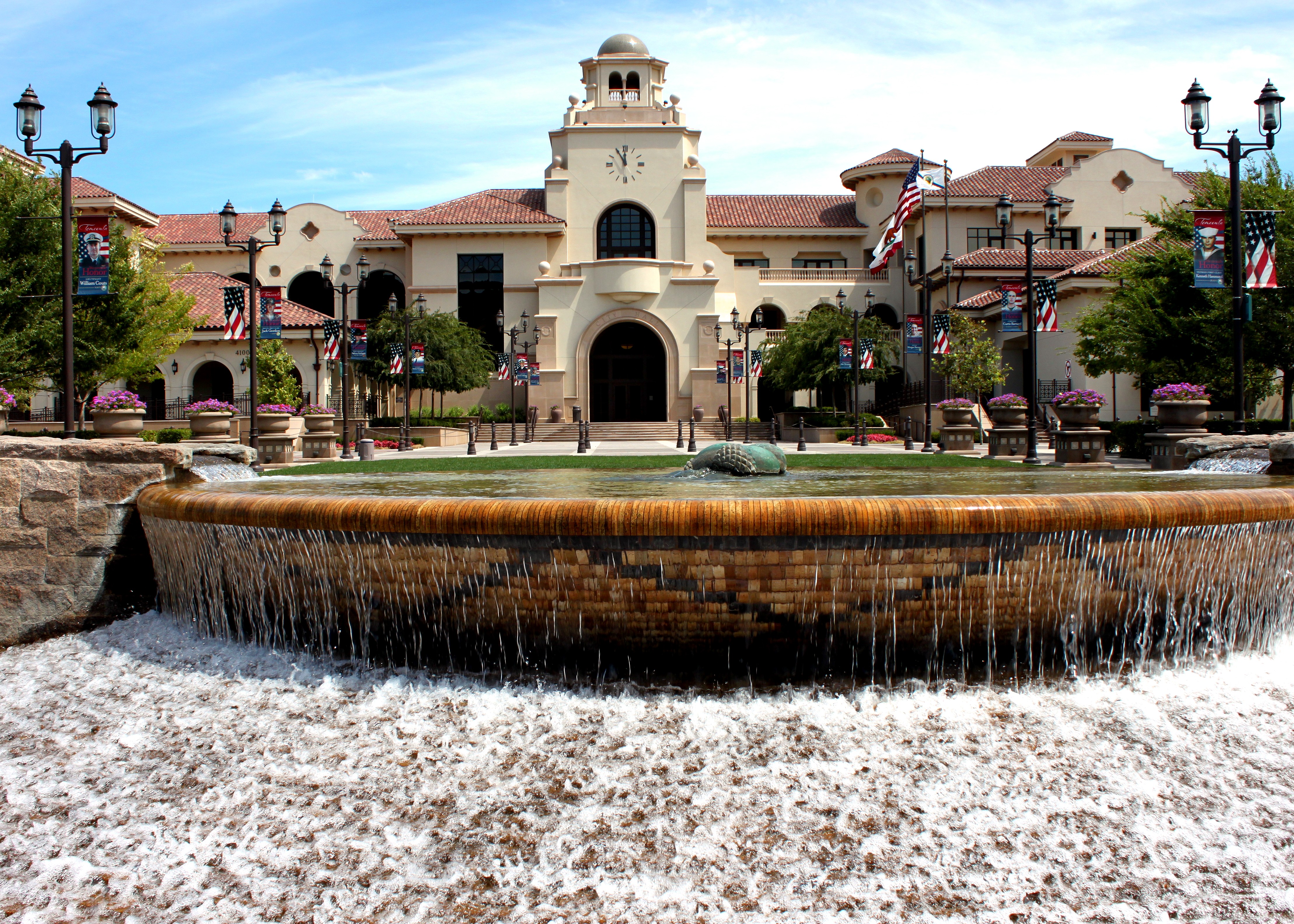 Temecula Civic Center and City Hall on a clear day