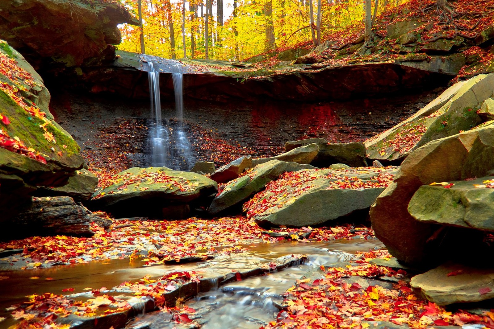 Blue Hen Falls in Cuyahoga Valley National Park