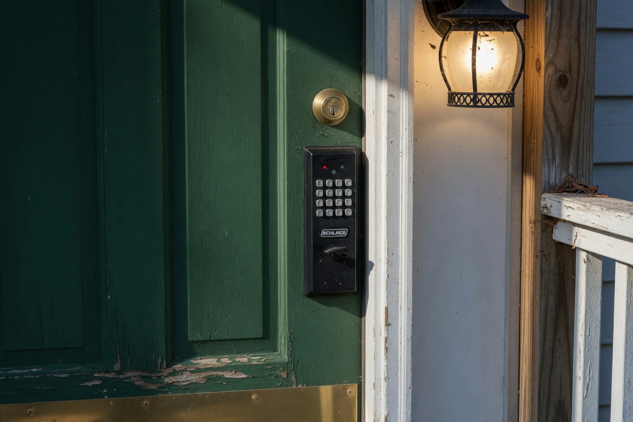 Stay lodging interior or exterior, no faces
