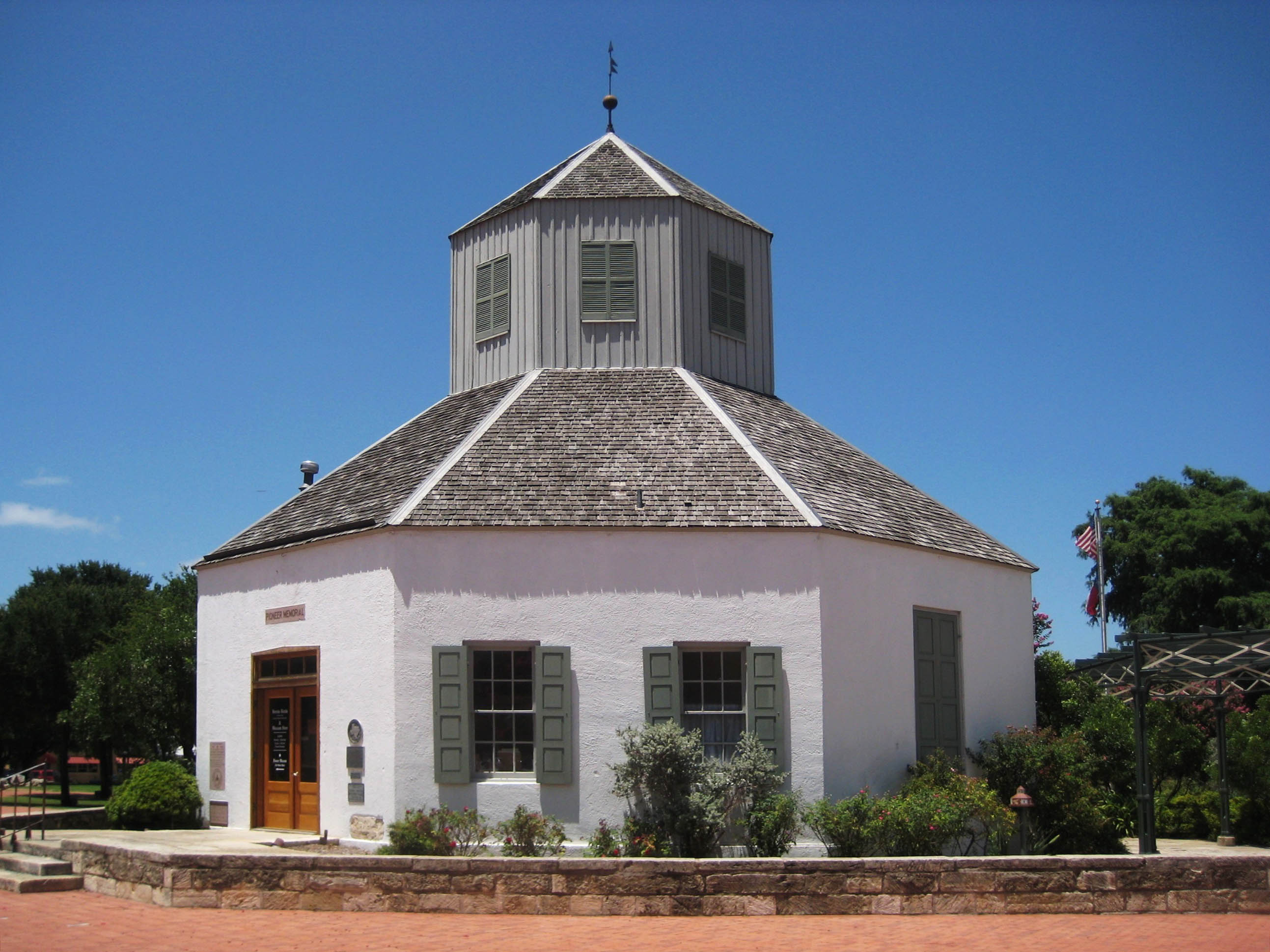 Vereins Kirche on Marktplatz in Fredericksburg, Texas
