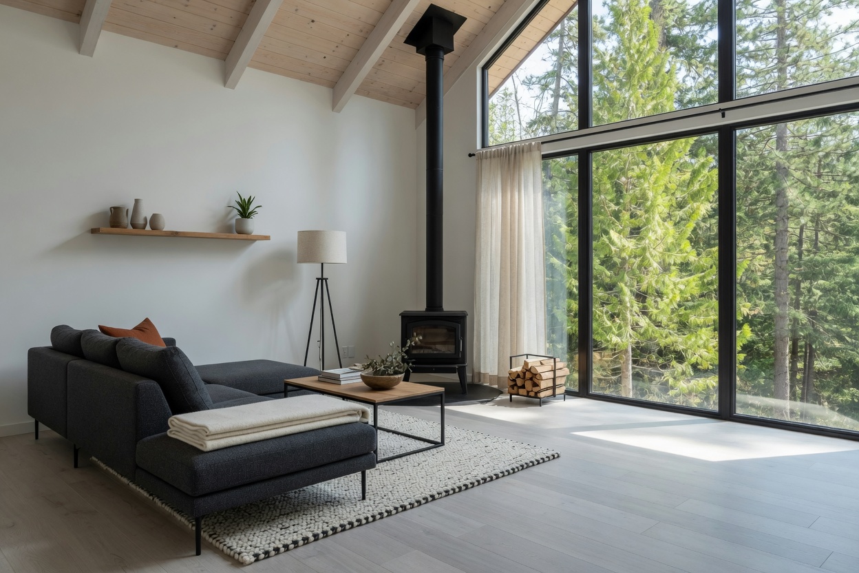 Stay lodging interior or exterior, no faces