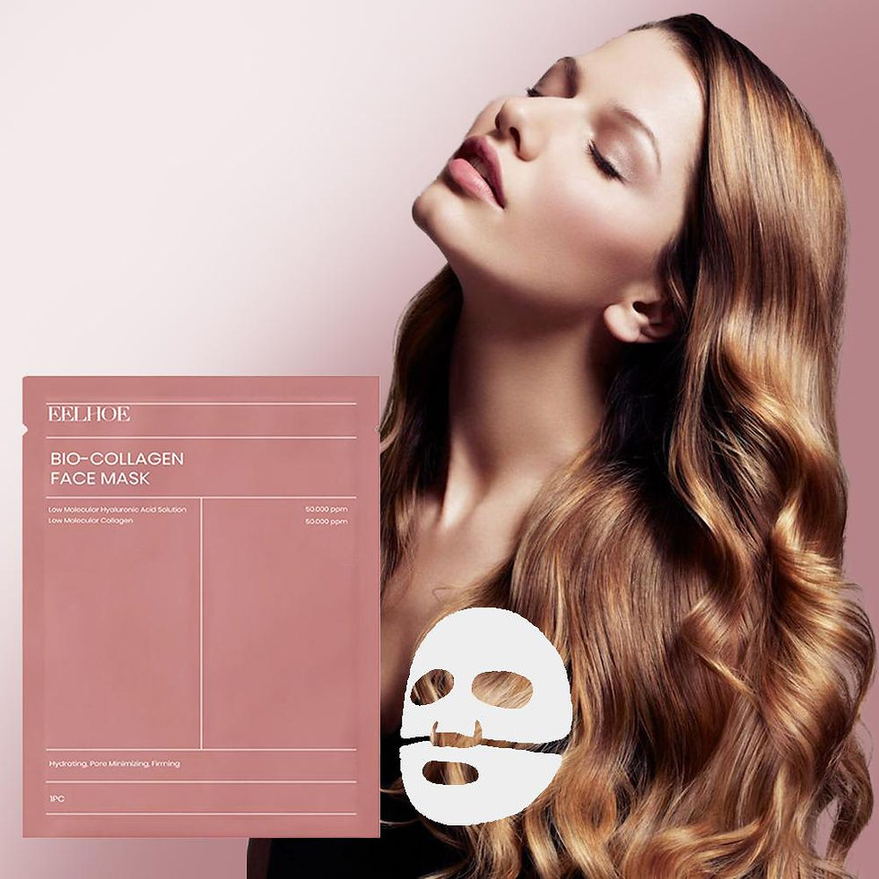 Thumbnail: 1/5/10PCs Bio Collagen Face Mask Shrink Pores Deep Hydrating Overnight Mask Mois