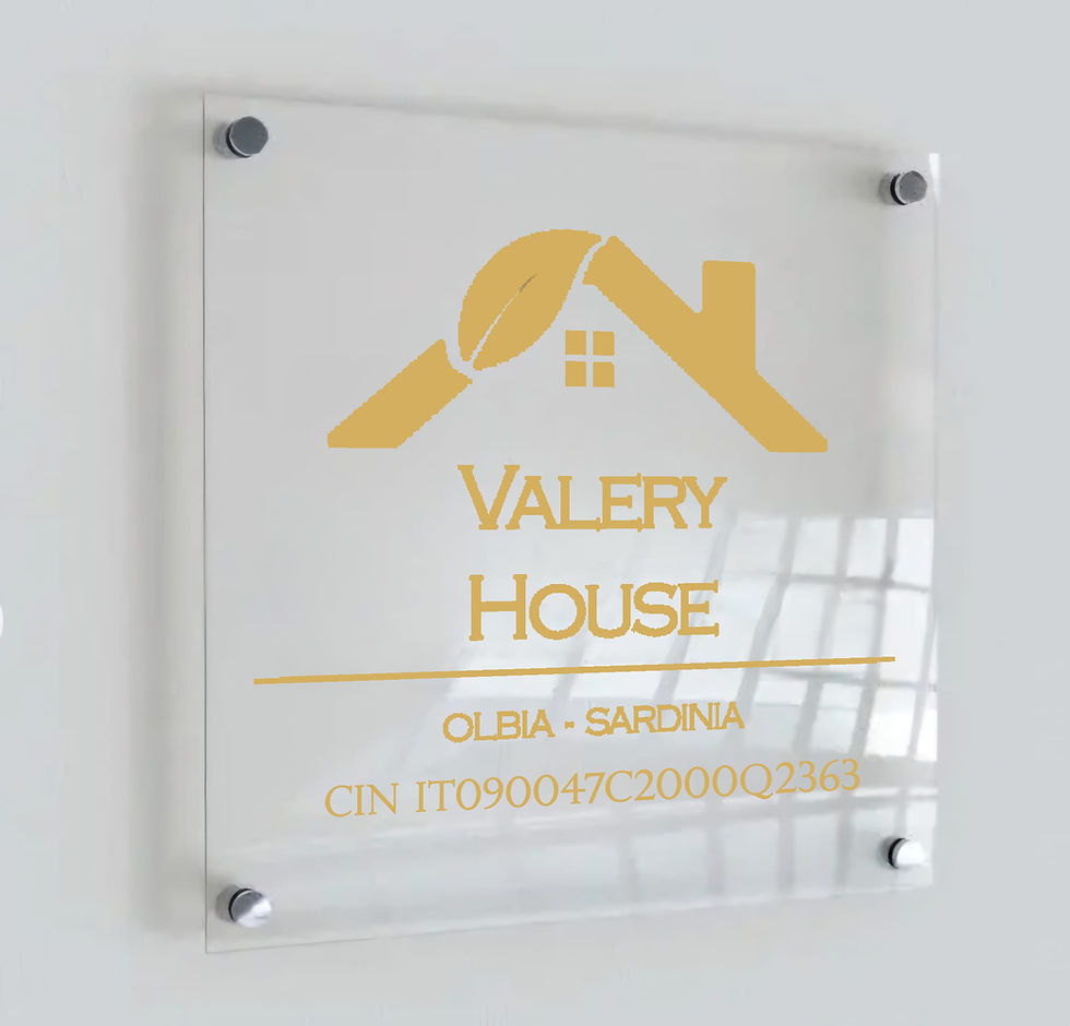 Targa identificativa per alloggi