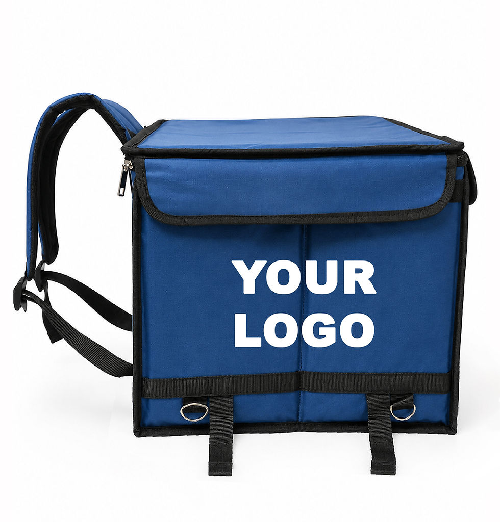 Thumbnail: 14*14*14 (Inch) NAVY BLUE Insulated Food Delivery Bag