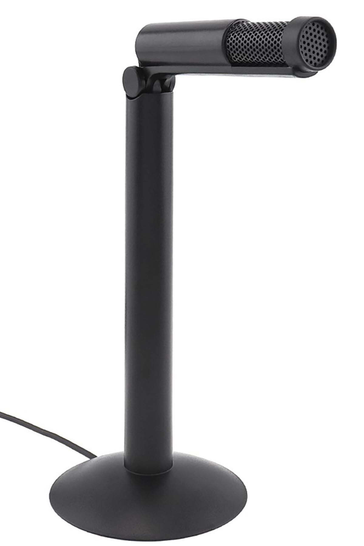 K-20 1.5m Metre Pc Laptop Uyumlu Masaüstü Oyuncu Gamer Mikrofon 3.5mm Aux