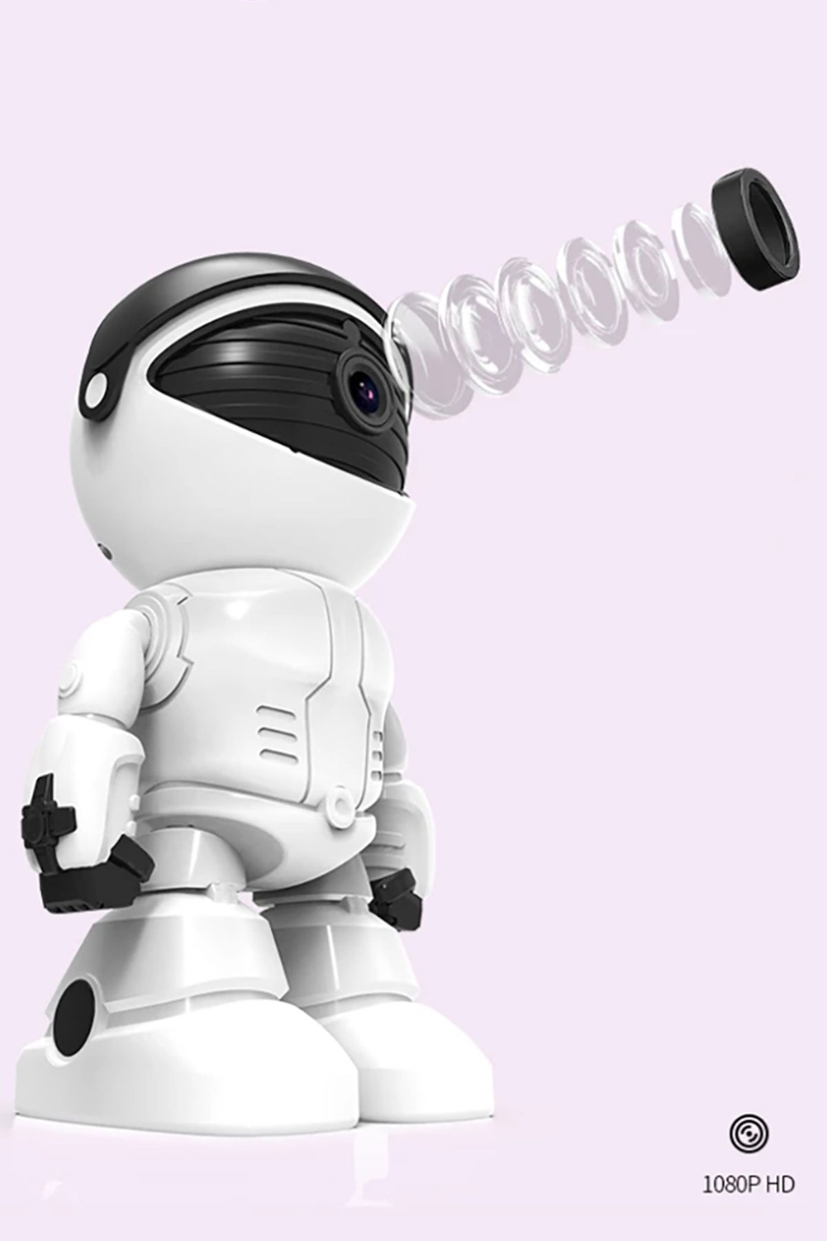 Hd Kablosuz Ip Kamera Wi-Fi Robot Şeklinde Kamera 1080 P Wifi Gece Görüş Kameras