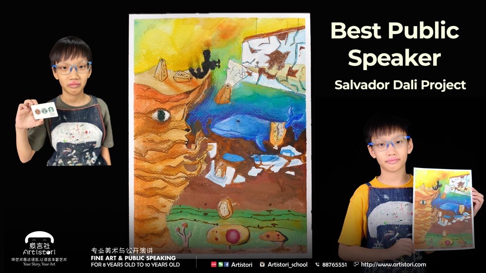 Salvador Dalí Inspired Painting in Surrealism Fine Art Project Best Public Speaker