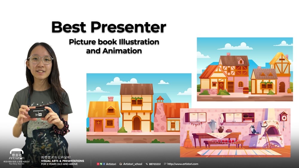 Picture Book Illustration & Animation with GenAI and Animaker Visual Arts Project Best Presenter