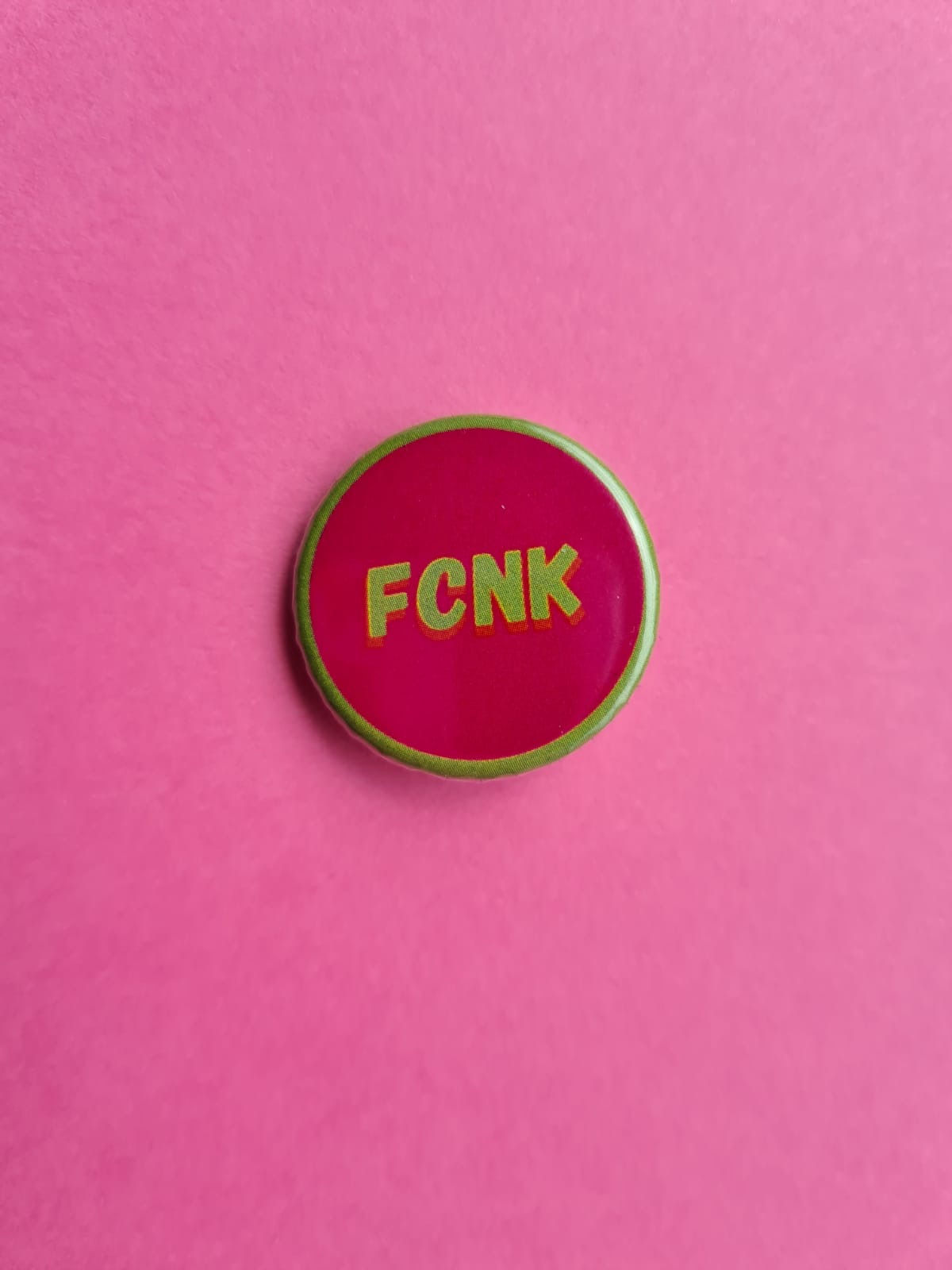 FCNK Pin Badge - Pink