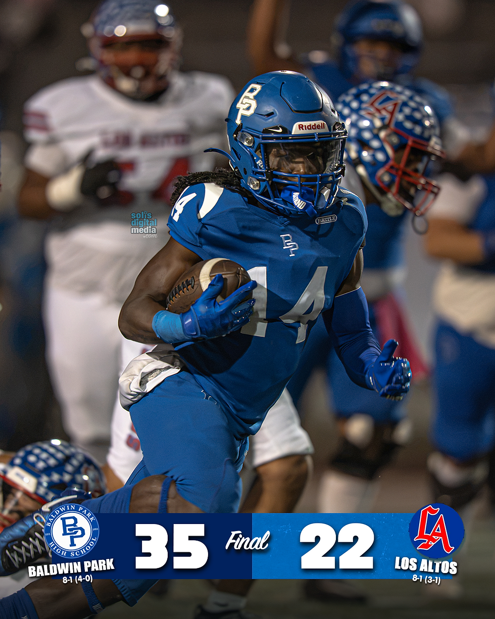HACIENDA LEAGUE Baldwin Park wins Homecoming thriller, 35–22