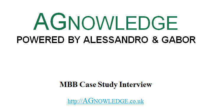 Thumbnail: MBB Case Study Interview Practice