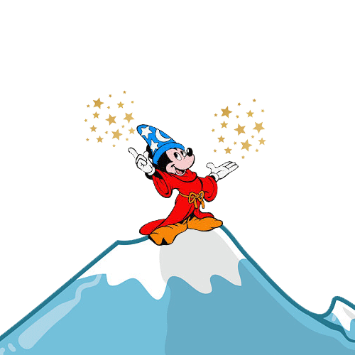 Micke-Mouse-On-Top-of-a-Mountain-Uses-Ma