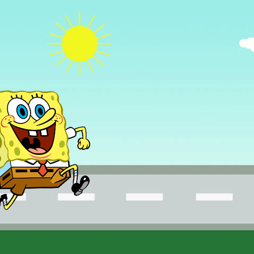 SpongeBob-Walking-on-the-Street-GIF.gif