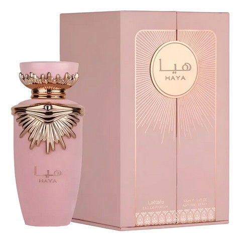 Perfume Árabe Lattafa Haya Rosa Feminino Eau de Parfum 100ml