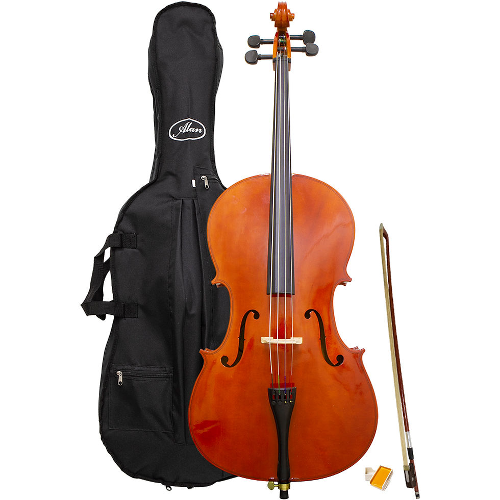 Miniatura: Violoncelo Al 1210 3/4 Alan Com Capa Arco Breu